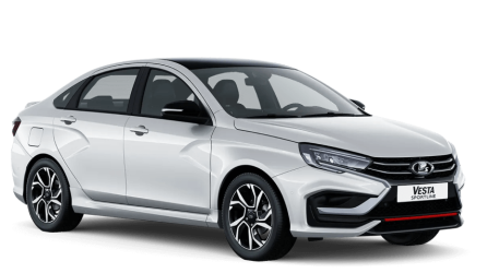 Белая LADA Vesta Sportline