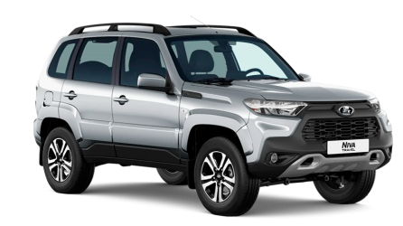 Серебристая LADA Niva Travel
