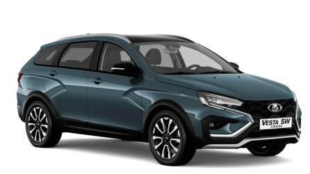 Серебристо-темная LADA Vesta SW Cross [Универсал Кросс]