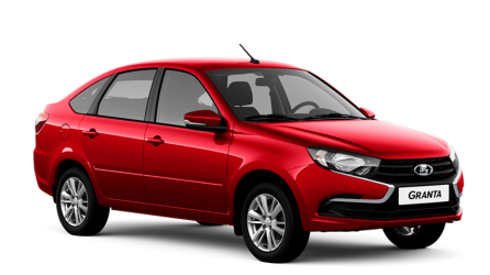 Бордовая LADA Granta Лифтбек