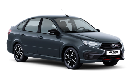 Серебристо-темная LADA Granta Sport [Спорт] Лифтбек