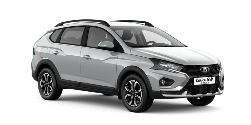 Серебристая LADA Iskra SW Cross Универсал Кросс