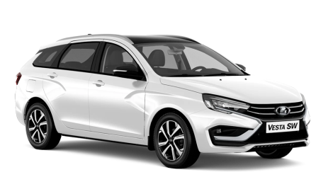Белая LADA Vesta SW [Универсал]