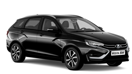 Черная LADA Vesta SW [Универсал]