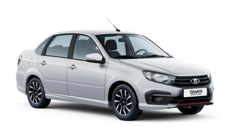 Белая LADA Granta Sportline