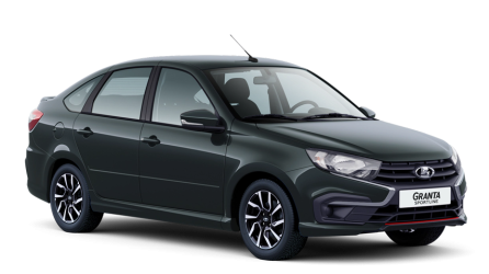 Серебристо-темная LADA Granta Sportline Лифтбек