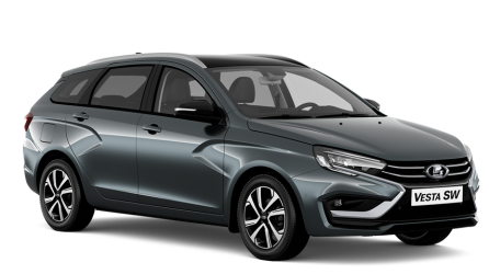 Серебристо-темная LADA Vesta SW [Универсал]