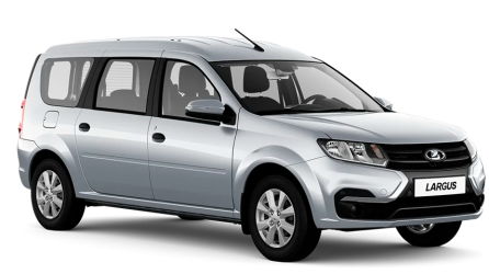 Серебристая LADA Largus Универсал
