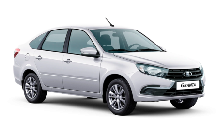 Белая LADA Granta Лифтбек
